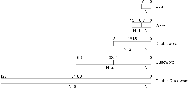 Tipos de datos del procesador